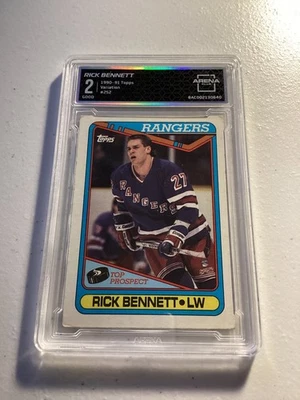 1990-91 Topps - Rick Bennett #252 (RC) - Image 1 of 2