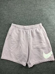 Nike Shorts Mens Large Fleece Athletic Sweat Pockets Swoosh - Picture 1 of 6