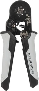 Klein Tools 34055 Ferrule Crimping Tool, Square Crimper Pliers for 10 to 22 AWG - Picture 1 of 12