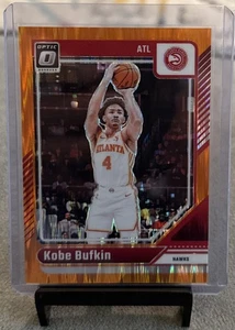 2024-25 Donruss Optic Kobe Bufkin Orange Shock /225 Hawks - Picture 1 of 3