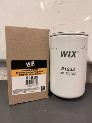 WIX 涡轮发动机 DIESEL 旋转润滑油过滤器适用于精选五十铃车辆 # 51833 — 第 1/4 张图片