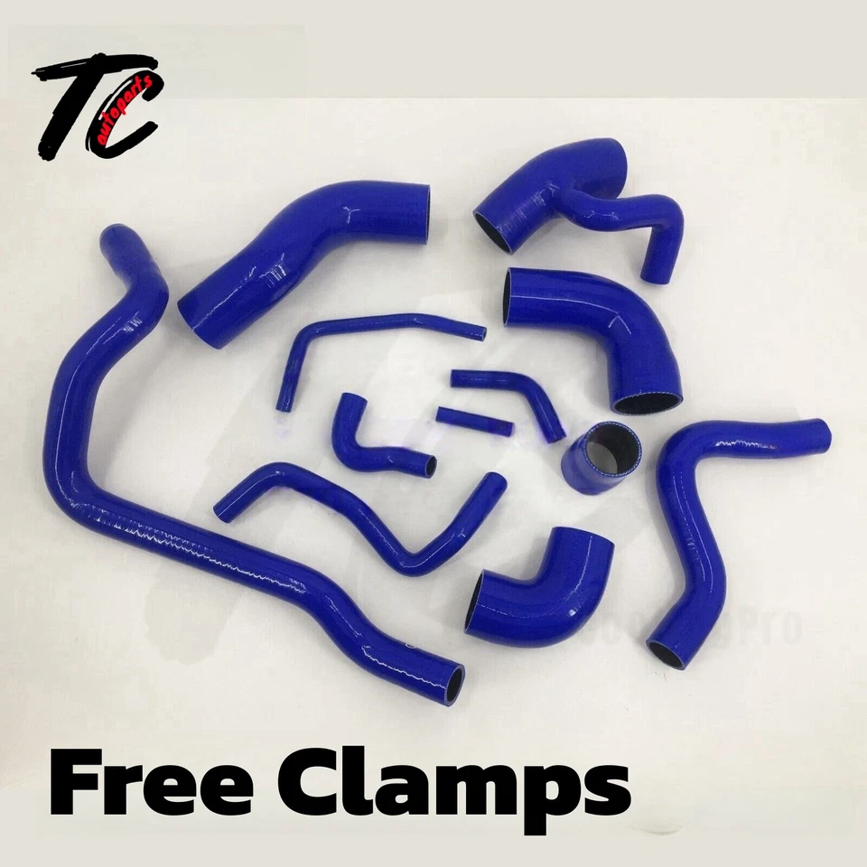 Mangueras de radiador Turbo Boost de silicona Fit 96-04 Volvo 850 T5/T5R S70/V70 T5 2,3 L Foto 1 de 4