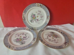 Set 3 Insalatiere Lenox Ming Birds Nero Backstamp Modello Vintage - Foto 1 di 6