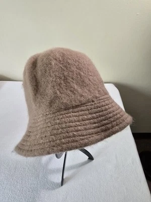 Sombrero 100% Lana Estilo Kangol Marrón Granola Niña Hip Hop Preciado Talla Única Foto 1 de 4