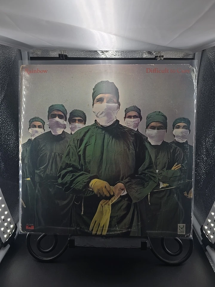 Rainbow Difficult To Cure 1981 LP Polydor Records Keel / HRM Press VG/VG Foto 1 de 4