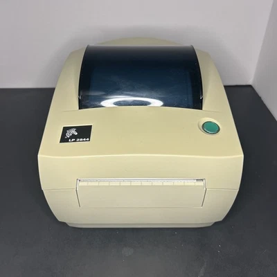 ZEBRA LP2844 Thermal LABEL PRINTER For PARTS OR REPAIR— Labels Are Faint -USB AC - Image 1 of 4