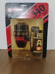 Vintage New In Package ABU-MATIC 340 Red Spin cast Reelstring Included RARE - Picture 1 of 8