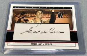 2002 Upper Deck George Case SP Legendary Cuts 29/35 Cut Auto Autograph - Picture 1 of 13