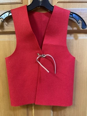 Boy Scouts Of America Red Patch Vest NEW size Youth Medium - Image 1 of 3