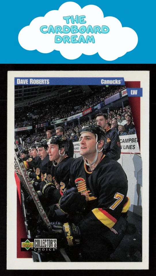 David Roberts 1997-98 Collector's Choice #265 Vancouver Canucks Hockey Card - Image 1 of 2
