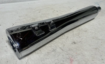 COBRA HARLEY DAVIDSON 96-16 TOURING OVAL TRI FLO MUFFLER RIGHT SIDE CHROME - Image 1 of 4