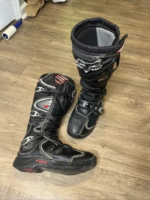 Fox Comp 5 摩托车 Atv 靴子男式 US 9 — 第 1/4 张图片