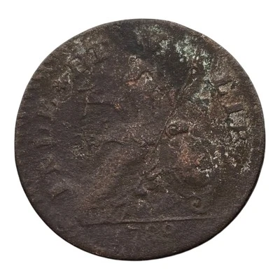 1788 Vermont Colonial Copper Coin Low Grade Details Bust Right - Image 1 of 4