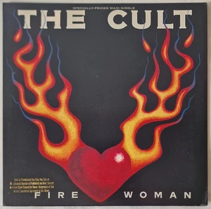 The Cult  ~ Fire Woman ~  12" Vinyl Maxi Single Sire 0-21195 US 1989 Press  - Bild 1 von 4