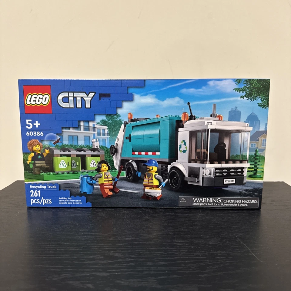 Lego City: Camión de reciclaje (60386) - Nuevo camión de basura sellado Foto 1 de 4