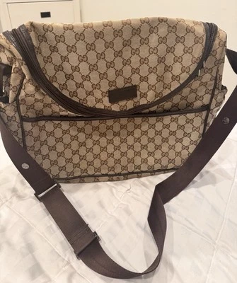 Authentic GUCCI GG Supreme Diaper Bag - Image 1 of 4