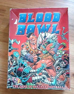 Vintage Blood Bowl Games Workshop Fantasy Football 1986 Board Game Retro - Image 1 of 4