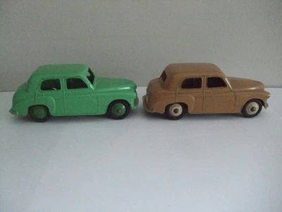 2 DINKY TOYS HILLMAN MINX, 40f, /154 c1950's Foto 1 de 4