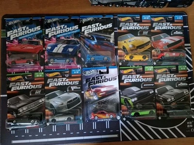 HOT WHEELS Fast And Furious 10 Auto Da Diversi Set Ormai Introvabili - Immagine 1 di 4