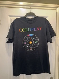 Coldplay Mens Gray Music of the Spheres 2022 Live Tour Concert Size XL - Picture 1 of 5