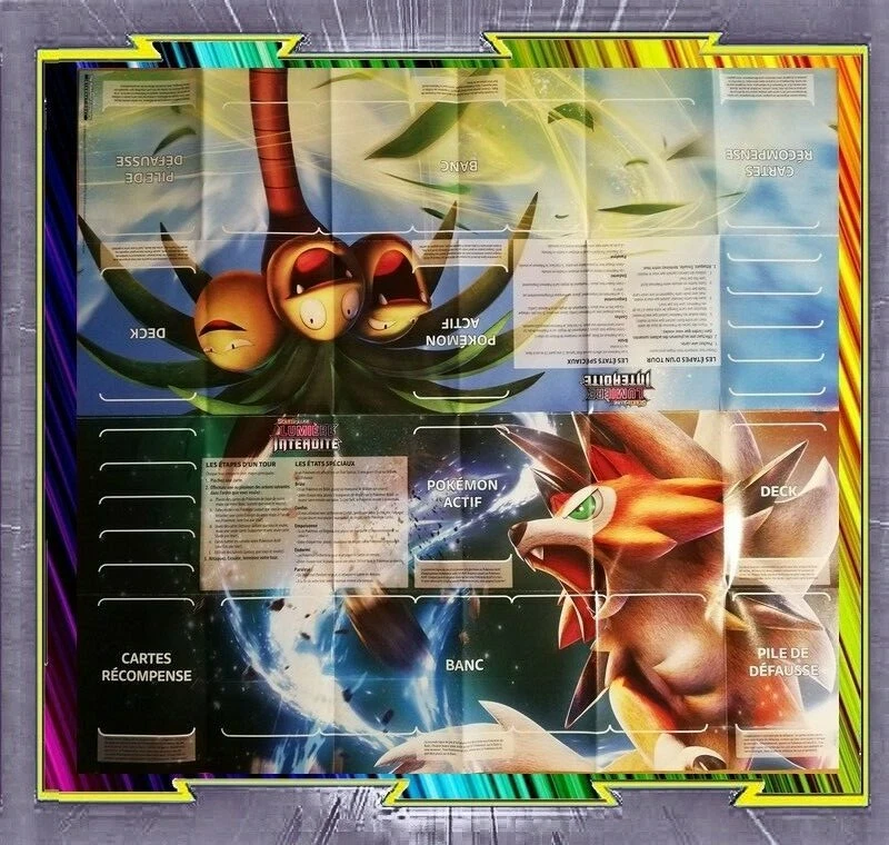 Tapis de Jeu - Playmat - Pokemon : Lougaroc Et Noadkoko - SL06 - Photo 1/1