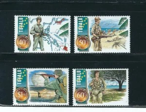 Tuvalu SC # 704-707 End Of World War 2, 50th Anniversary . MNH - Picture 1 of 1