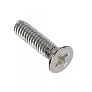 Tornillos de máquina cabeza plana 6-32 x 5/8" Phillips accionamiento acero inoxidable Qty 100 - Imagen 1 de 1
