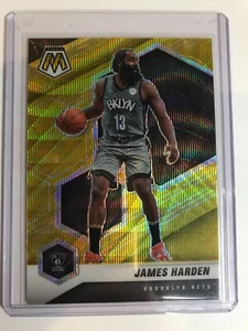 Mosaico Panini 2020-21 James Harden Gold Wave Tmall Prizm Brooklyn Nets nuevo como nuevo - Imagen 1 de 3