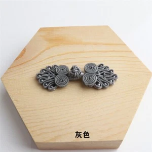 Fasteners Coat Cheongsam Chinese Knot Tang Suit 10X Flower Buttons Decor Frog - Picture 1 of 32