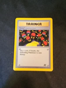 Pokemon TCG - Sleep! 79/82 COMMON [Team Rocket} Trainer Card - Picture 1 of 2