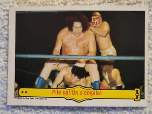 1985 O-Pee-Chee WWF Wrestling Trading Card #50 Andre The Giant - Imagen 1 de 2
