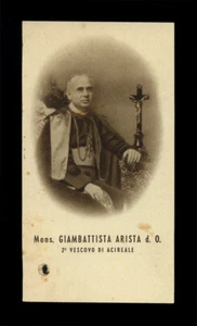 andachtsbild mit reliquie diener gottes GIAMBATTISTA ARISTA - Picture 1 of 2