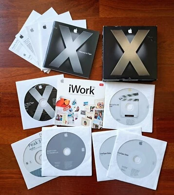 Apple Mac OS X Tiger 10.4.6, MA453Z/A, Includes Final Cut Pro HD Disc, 7 Discs - Image 1 of 4