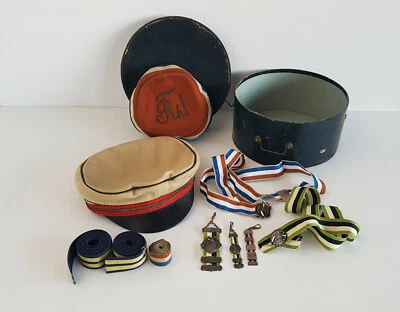 Konvolut Studentika Mützen Bierzipfel Silber Wappenknöpfe wohl Sachsen um 1920 - Bild 1 von 4