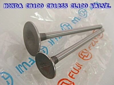 Fit HONDA CB100 CB125S CL100 XL100 TL125 INLET VALVE & EXHAUST VALES SET Foto 1 de 4
