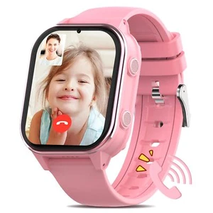 Kinder Uhr 4G Kinder-Smartwatch mit Videoanruf mit WiFi/GPS Tracker/Bluetooth... - Bild 1 von 7
