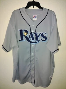 MAJESTIC TAMPA BAY RAYS KAZMIR #19 GRAY STITCHED JERSEY - SIZE 2X - Picture 1 of 8