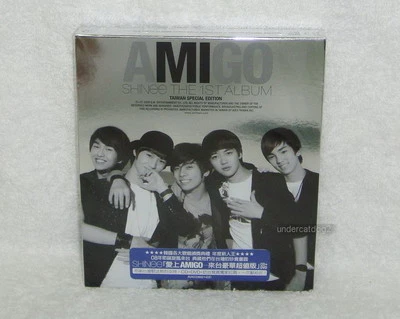 SHINee 1st Album Amigo Taiwan Ltd CD+DVD (w/bonus 3-trks)  Foto 1 de 4