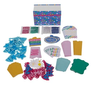 Kit de etiquetas de prensa de diamantes fiesta de cumpleaños fabricación de tarjetas 748390 nuevo BLS53 - Imagen 1 de 2