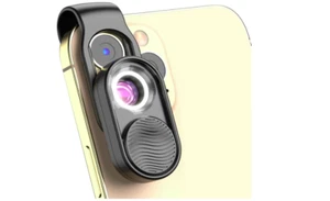 Pocket 100X Microscope Lens Mobile Phone High-Magnification LED Light For iPhone - Picture 1 of 4