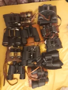 11x Vintage Binoculars Joblot Miranda, Schulz, Mark scheffel, Carton, Regent, Ja - Picture 1 of 5