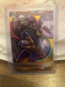 2023 panini Quentin Johnston Gold Rookie 9/10