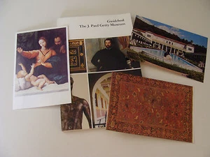 Guidebook The J Paul Getty Museum Guide 1978 w/ 3 unused postcards Malibu Ca - Picture 1 of 1
