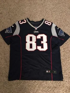 NEW ENGLAND PATRIOTS Nike NFL Players WES WELKER No 83 Football Trikot, Gr:44 - Bild 1 von 9