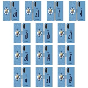 MAN CITY FC 2020/21 JOUEURS HOME KIT GROUPE 1 ÉTUI COQUE EN CUIR POUR SAMSUNG 1 - Photo 1 sur 13