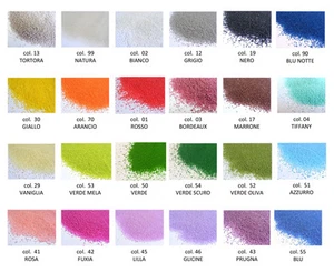1 KG DI SABBIA SOTTILE 0.4-0.7 MM DECORATIVA COMPOSIZIONI WEDDING - Imagen 1 de 23