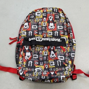 Walt Disney World Theme Parks Authentic Backpack Mickey Mouse Pop Art Faces - Picture 1 of 8