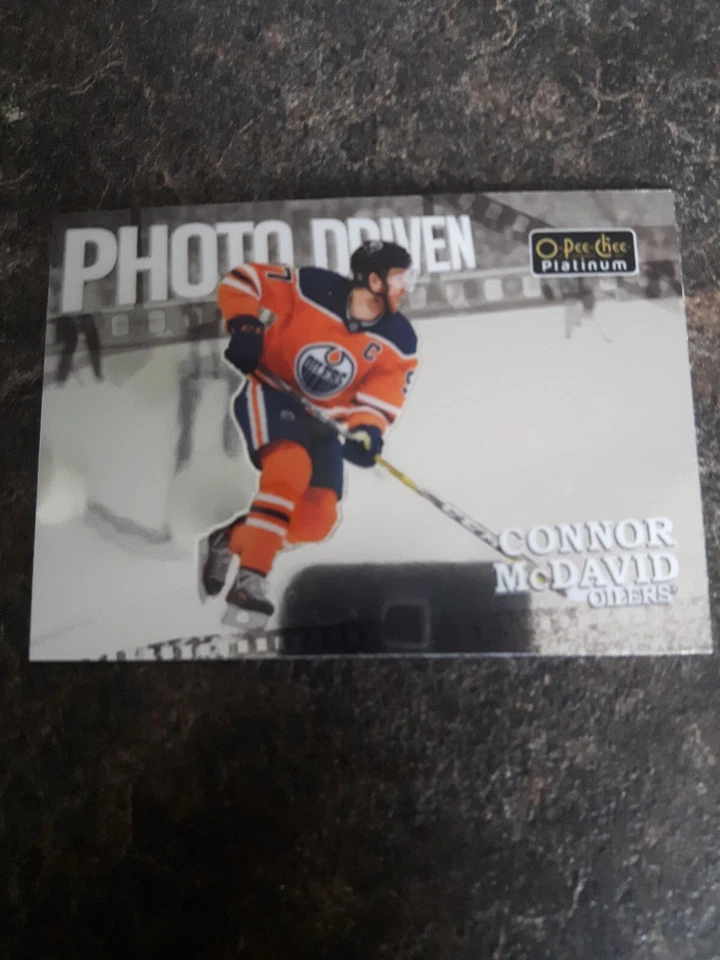 2022-23 O-Pee-Chee Platinum Photo Driven Connor McDavid Card# PD-2 - Image 1 of 2