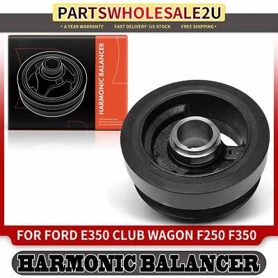 Engine Harmonic Balancer for Ford E350 Club Wagon F250 F350 F450 F550 Super Duty - Image 1 of 4
