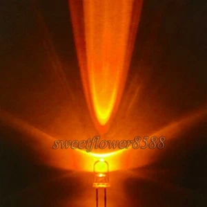 1000 Stück 5 mm Orange LED Licht 5000mcd Superhelle LED Lampe Neu - Bild 1 von 1